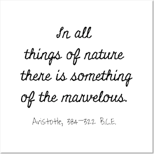 Marvelous Nature, Aristotle 384–322 BCE Posters and Art